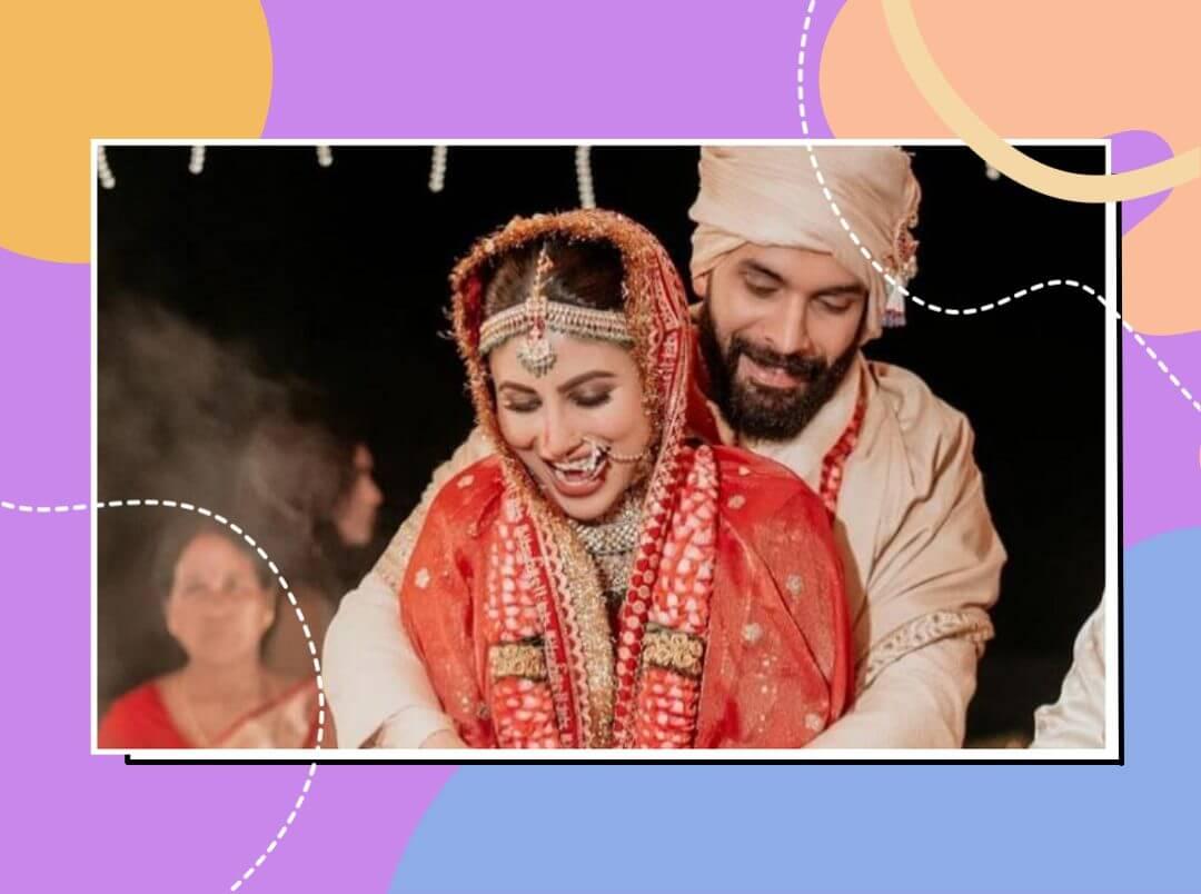 मौनी रॉय ने शेयर की शादी की अनदेखी Pics, कैप्शन में लिखा संस्कृत भाषा का ये श्लोक