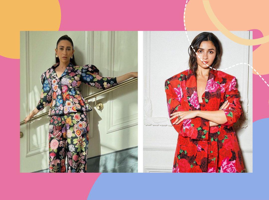 Bollywood Celebs Floral Outfit