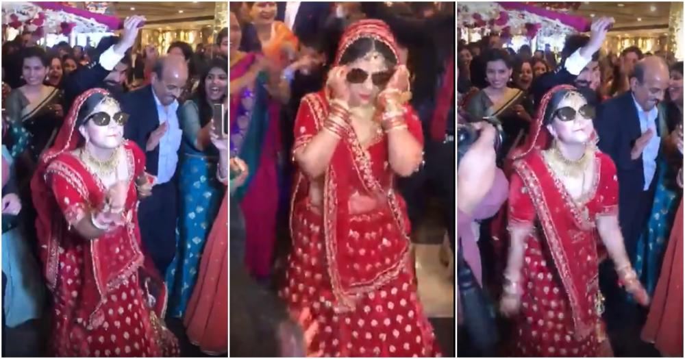 #वायरल वीडियो: वरमाला के लिए गॉगल्स पहनकर नाचते हुए आई ये दुल्हन
