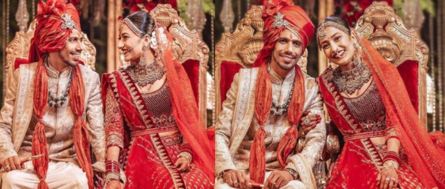 क्रिकेटर युजवेंद्र चहल ने धनाश्री वर्मा से की शादी, देखें शादी की Photos