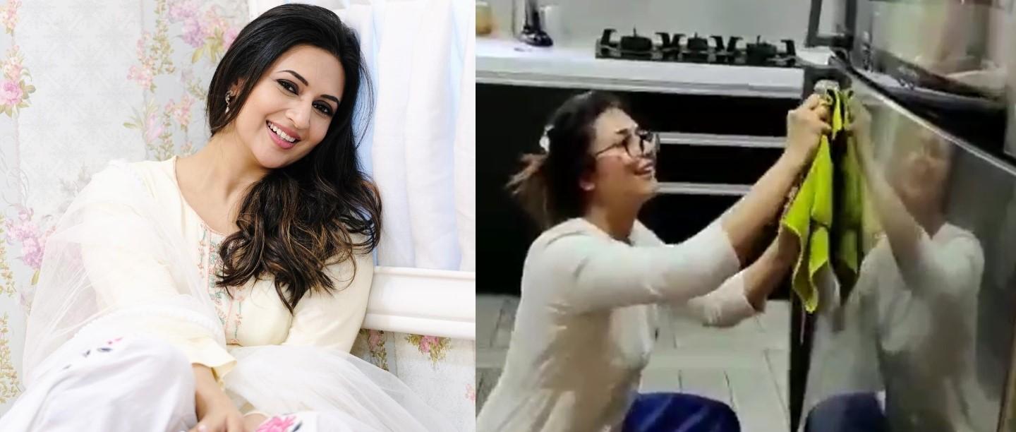 Divyanka Tripathi clean her mothers house sister shares video