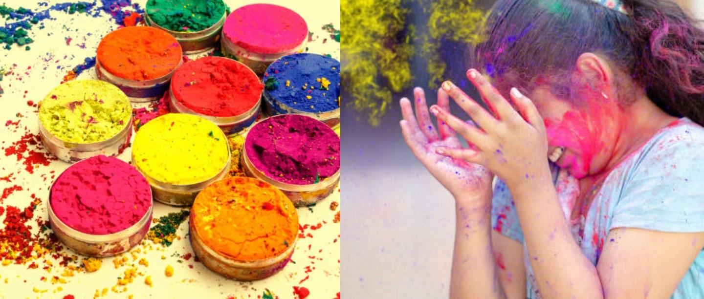 home remedies for holi color allergy