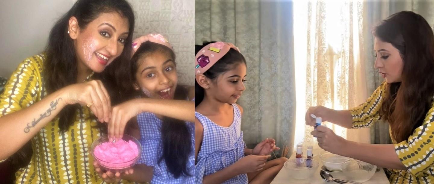 Juhi Parmar made holi colors at home with daughter shares recipe