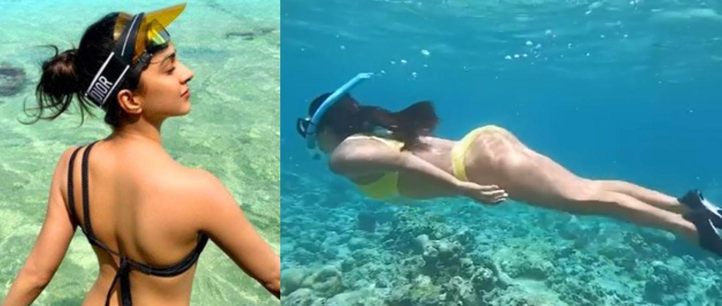 कियारा आडवाणी का जलपरी Video, Kiara Advani Shares Her Underwater Swimming Video viral