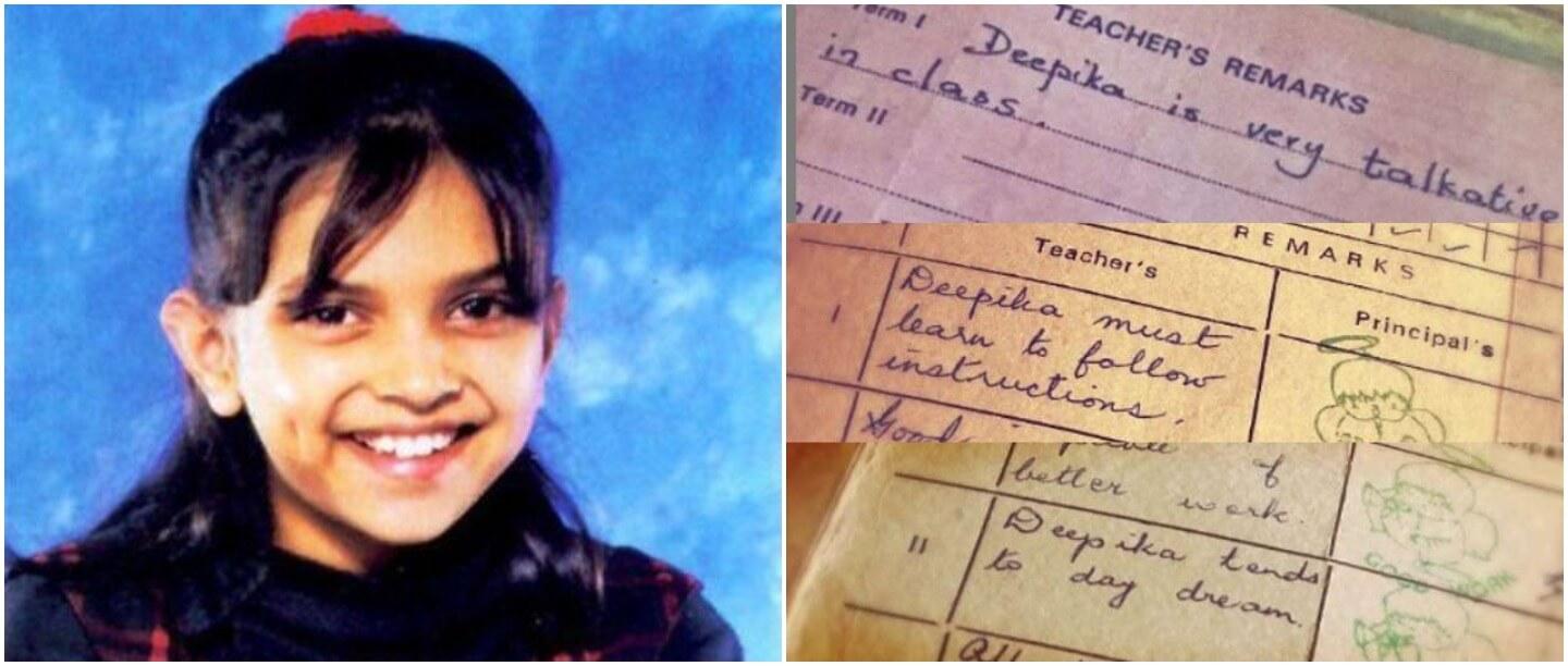 दीपिका पादुकोण को आई अपने स्कूली दिनों की याद, रिपोर्ट देख रणवीर सिंह के उड़े होश
