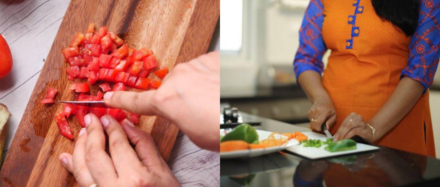 Kitchen Hacks: सब्जियों और फलों को तुरंत काटने के लिए आसान किचन टिप्स