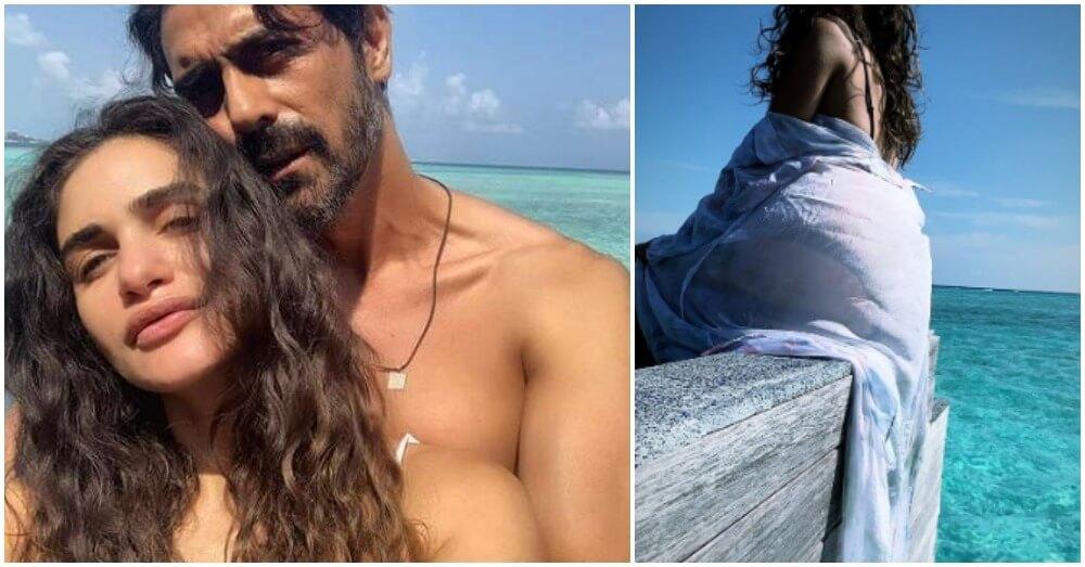 अपनी प्रेगनेंट गर्लफ्रेंड के साथ मालदीव में वेकेशन एंजॉय कर रहे हैं अर्जुन रामपाल, देखें रोमांटिक तस्वीरें