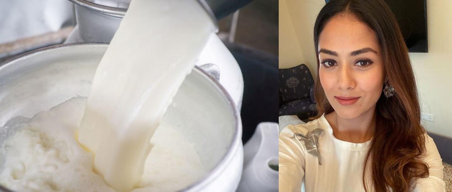 सनबर्न के लिए कच्चा दूध है मीरा राजपूत का भरोसेमंद स्किनकेयर इंग्रीडिएंट